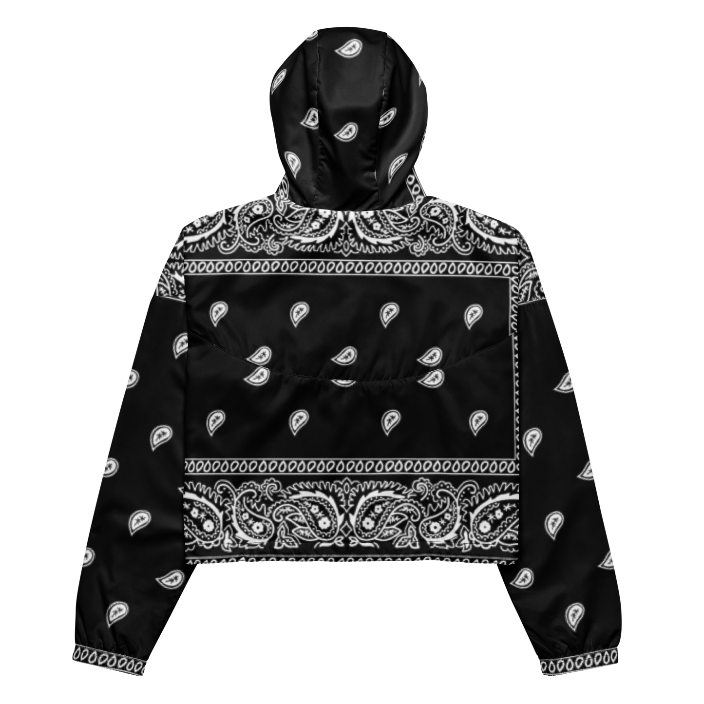 Women’s Paisley cropped windbreaker
