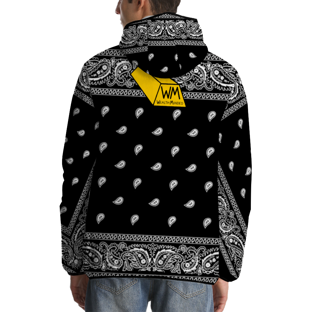 Wealth Minded Bandana /Paisley Windproof Jacket