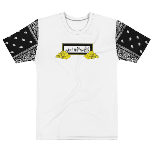 Men's Wealth Minded Bandana (Paisley) t-shirt