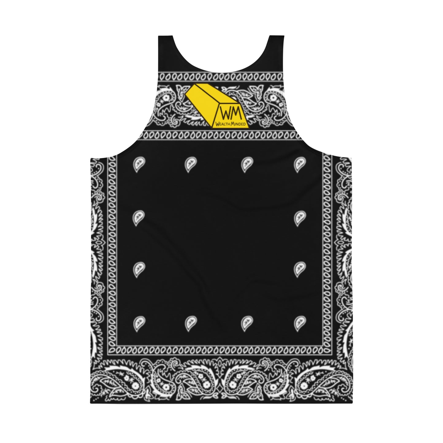 Wealth Minded Bandana (Paisley) Unisex Tank Top