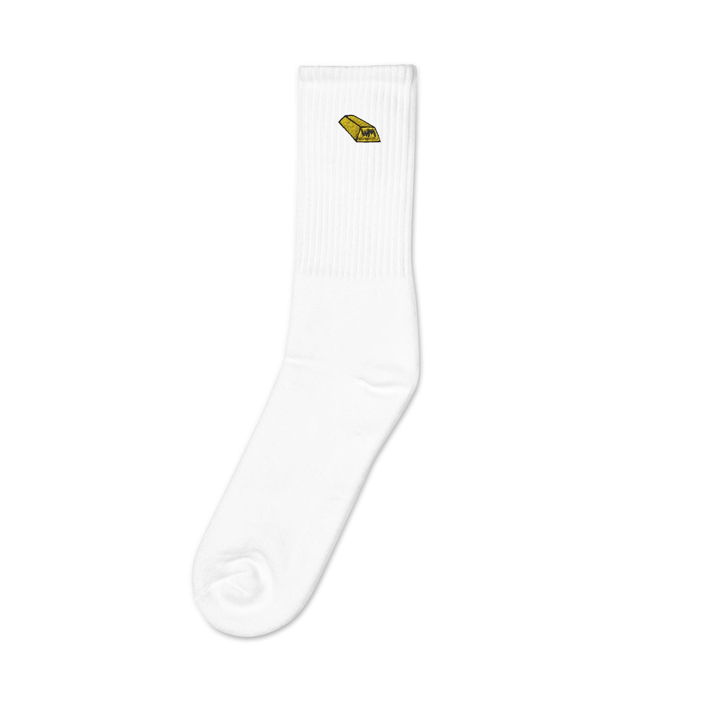 Wealth Minded Embroidered socks