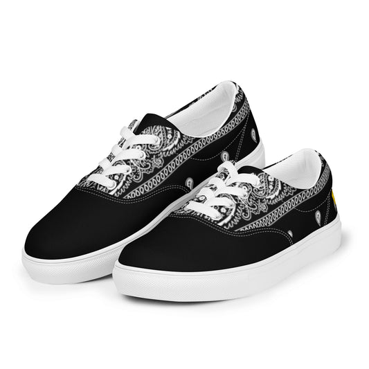 Men’s Low Top Paisley Bandana shoes